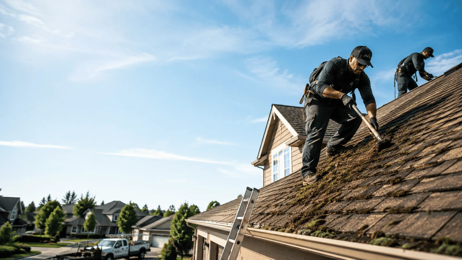 Roof Moss Removal in Trego, WI near me